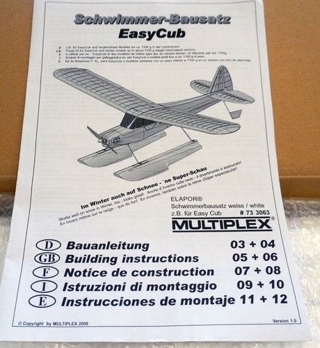 Multiplex funcub plane - rc,